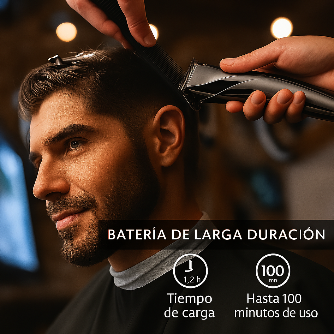 Afeitadora Barba Pelo Recargable USB, Nikai – Cortapelos Profesional Recargable ✂️